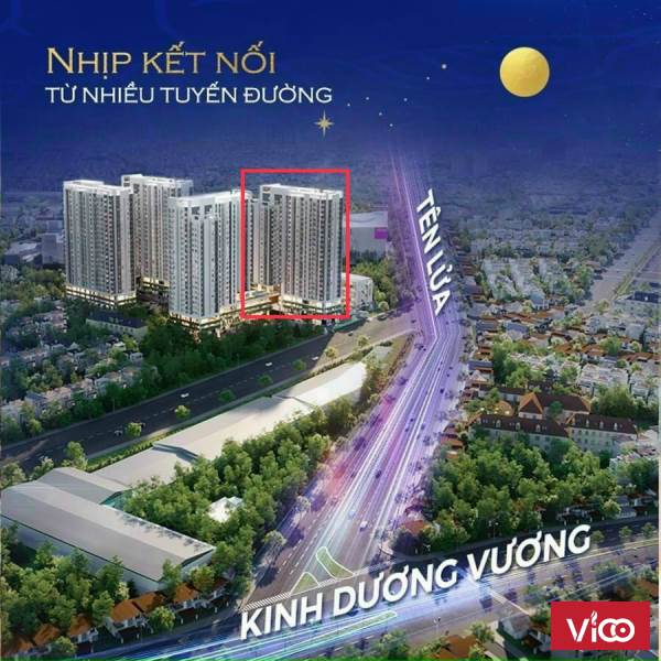 Căn hộ mặt tiền đường Tên Lửa Quận Bình Tân tp.HCM, giá từ 60tr/m2 thanh toán chỉ 1%/tháng.