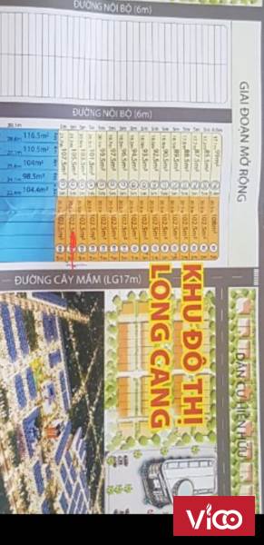 Chính chủ bán đất tại Cần Đước Long Cang Long An, DT112.5m2 Giá 1.1 tỷ LH 0343411188