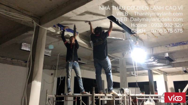 Lắp điều hòa tại nhà ở Tân Bình Cao Vĩ