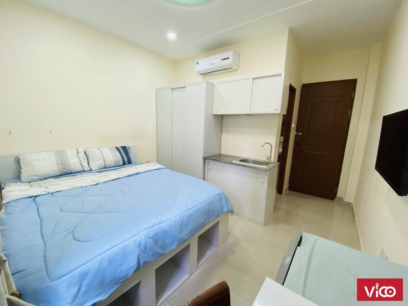 CHO THUÊ PHÒNG FULL NỘI THẤT có BẾP QUẬN 1 CHỈ 3,5 4,5tr