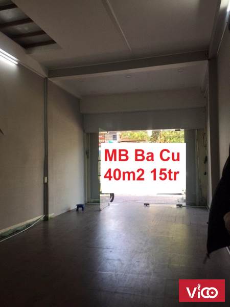 Cho thuê mặt bằng đường Ba Cu, P1 Vũng Tàu 15 triệu/tháng