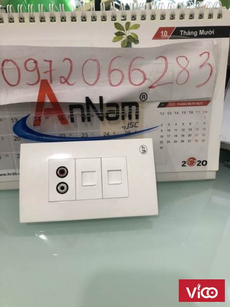 Bộ Wallplate 2 cổng âm tường HDMILAN