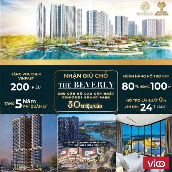 Căn hộ đẳng cấp nhất Vinhomes Grand Park chỉ còn chưa tới 30 ngày tới thời điểm mở bán.
