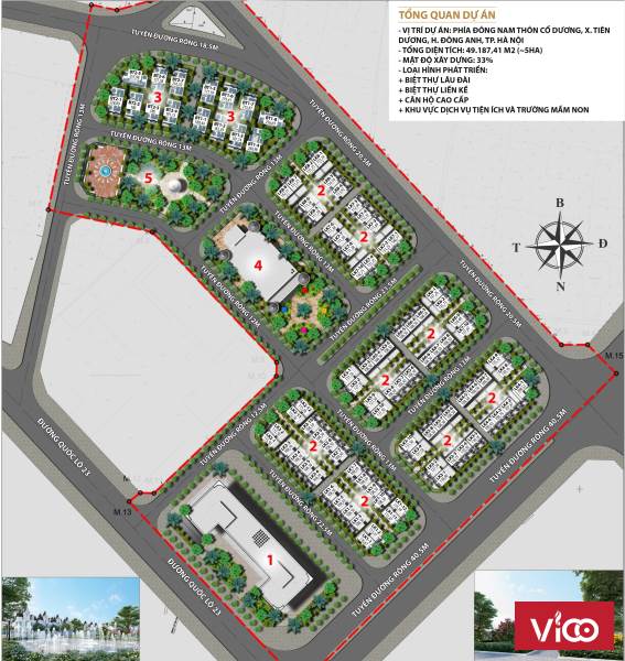 CƠ HỘI VÀNG SỞ HỮU NHÀ ĐẸP TẠI KHU ĐÔ THỊ KIỂU MẪU HELIANTHUS CENTER RED RIVER VIMEFULLAND