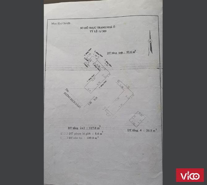 Bán nhà cấp 1 Đường Bạch Đằng, Phường Phước Tiến, Thành phố Nha Trang, Khánh Hòa