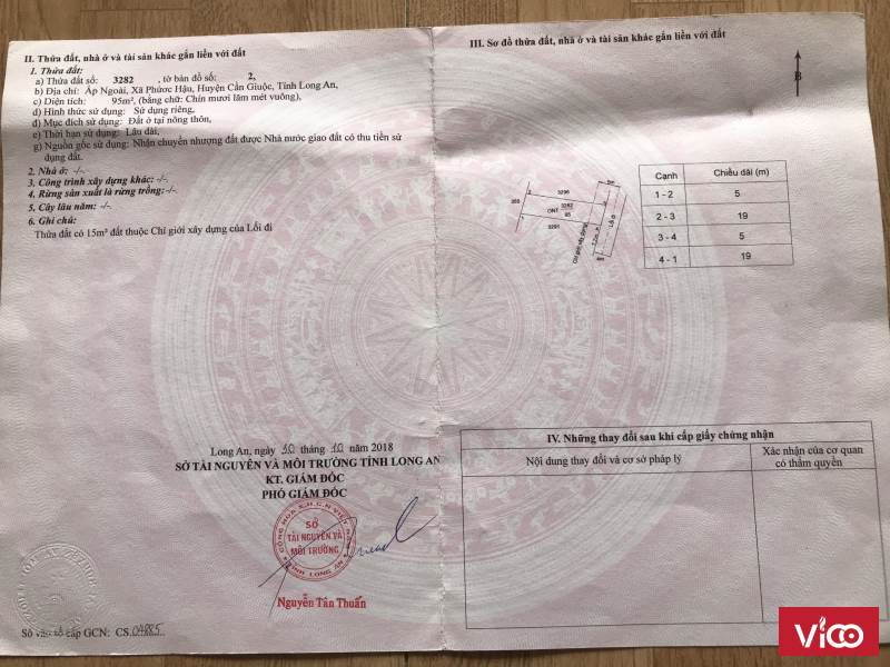 Bán đất Cần Giuộc Long An