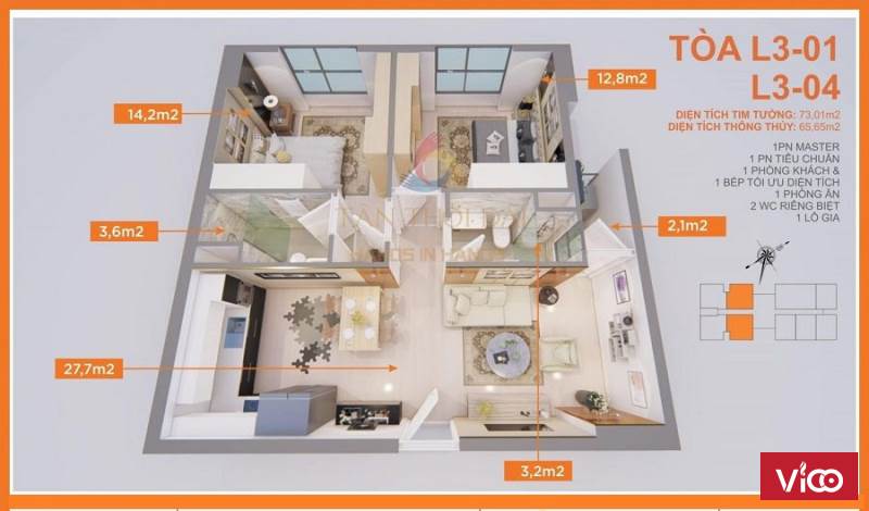 Cơ hội cuối cùng sở hữu căn 2PN 75m2 view Vinhomes Harmony giá 2.6tỷ, ck 7%, vay 70% LS 0% 15 tháng