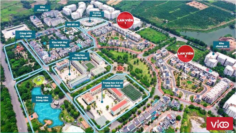 BIỆT THỰ VIP KHU GIA LÂM LAN VIÊN VILLAS GIÁ TỪ 10,7 TỶ/CĂN16 TỶ/CĂN 210M2 VAY VỐN LS 0% 18 THÁNG