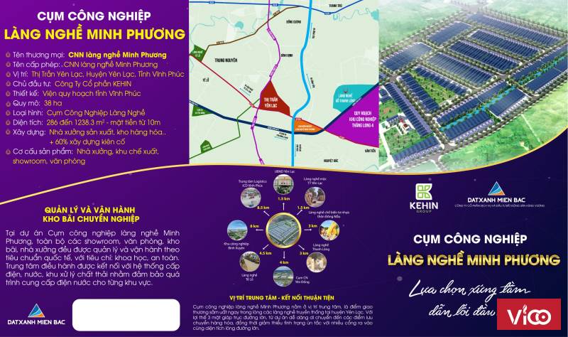 HOT HOT HOT Đất nền Cụm công nghiệp làng nghề Minh Phương Yên Lạc Vĩnh Phúc