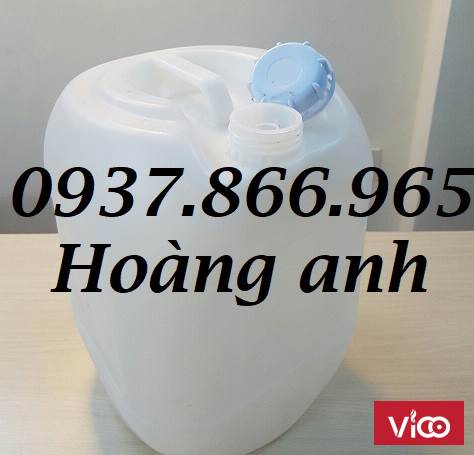 Can nhựa chuyên đựng hóa chất, can nhựa HDPE, can nhựa dùng trong công nghiệp, can