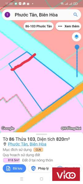 Chính chủ cần bán mảnh đất tại Đồng Nai