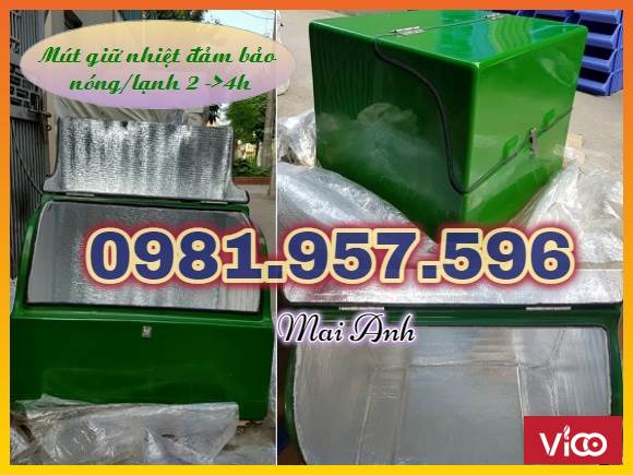 Thùng ship hàng cỡ đại, thùng chở hàng cỡ lớn, thùng sau xe máy