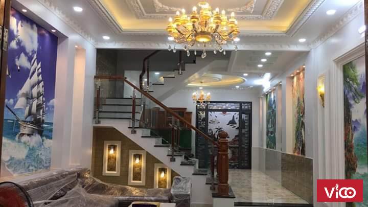Bán biệt thự phố 2 mặt tiền Huỳnh Tấn Phát,Phú Xuân ,Nhà Bè 3 lầugiá 6,95 tỷ