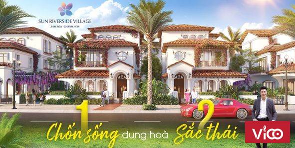 Hot Sun Riverside Sầm Sơn bán BT đơn lập 300m2 thiết kế 3 tầng