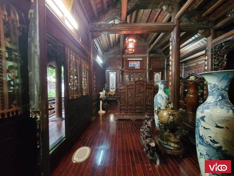 Siêu Biệt Phủ 850 m2 ,Nhà gỗ 2 tầng phố Bắc Cầu Ngọc Thụy Long Biên