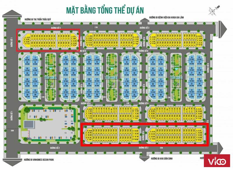 Nhận thiện chí đặt chỗ suất ngoại giao quỹ lô cực đẹp dự án Eoruwindow Tiwn Park Gia Lâm.