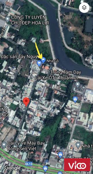 Chính chủ muốn bán nhà và đất tại đường Quốc Lộ 13 Huyện Thuận An Bình Dương