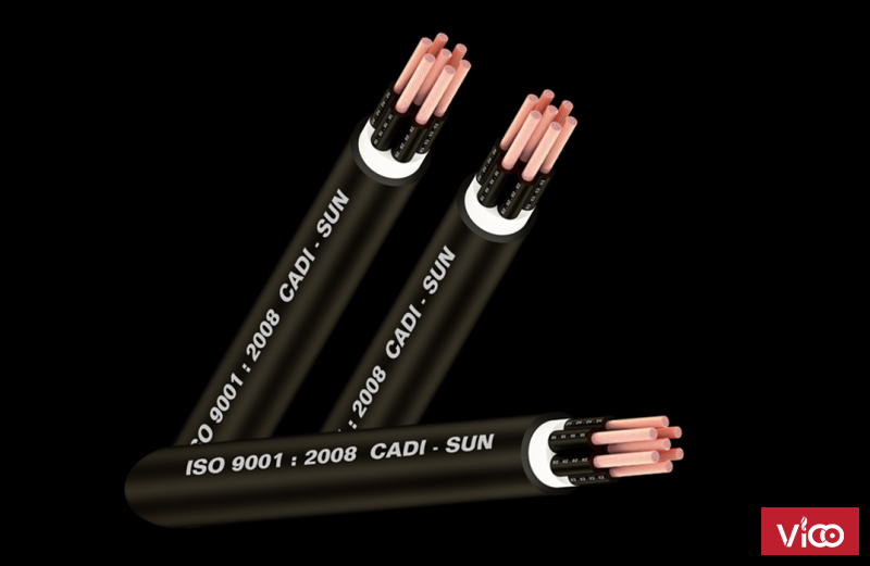 Cáp điều khiển có lưới chống nhiễu 10Cx0,5 SQmm SangJin