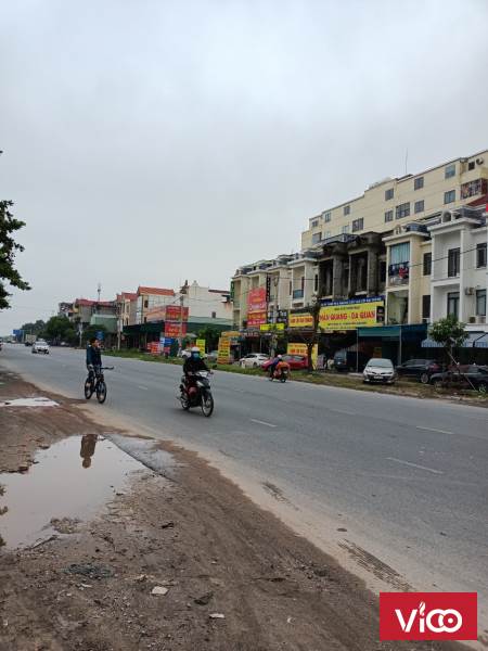 Bán nhà mặt phố mới Xã Việt Hùng, Huyện Quế Võ, Bắc Ninh, diện tích 80m2 nhà 4 tầng đẹp, kinh doanh