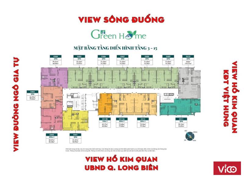 Phương Đông Green Home mở bán đợt 2 Từ 1,3 tỷ sở hữu căn hộ trung tâm Q. Long Biên, có vay HTLS 0%