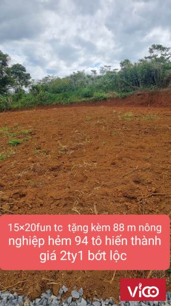Bán Đất Hẻm 94 tô hiến thành bảo lộc