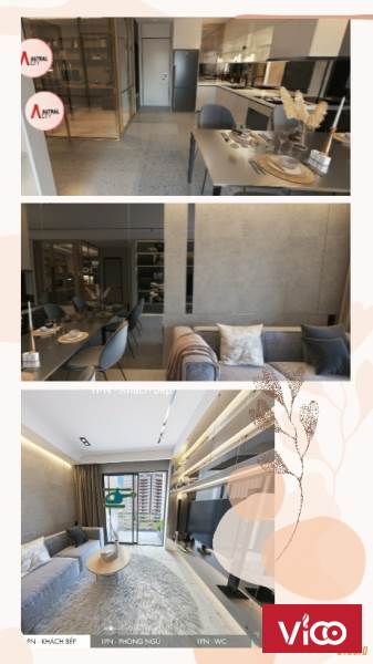 Bán căn hộ 1PN mặt tiền QL13 Thuận An view nội khu gần VSIP1