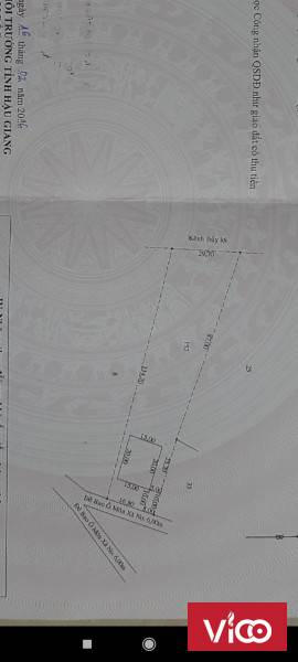 Bán 2925m2 vườn tại Ấp Nhơn Phú 1, Xã Nhơn Nghĩa A, Châu Thành A Hậu Giang.