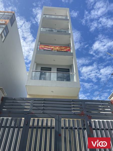 Cho thuê nhà nguyên căn mới xây mặt tiền phan văn trị giá tốt