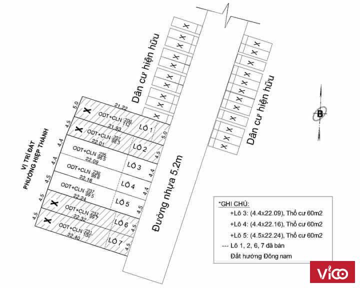 BÁN ĐẤT P HIỆP THÀNH, THỦ DẦU MỘT