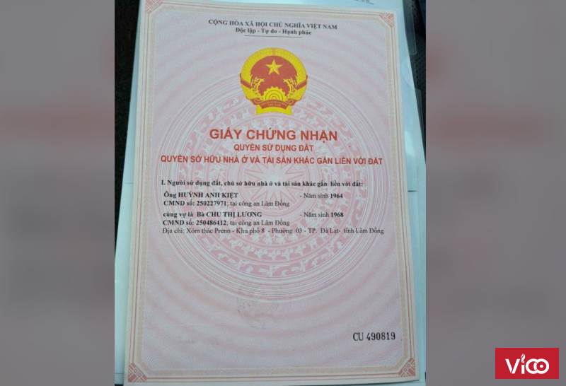 Bán lô đất chính chủ tại Đường An Bình, Phường 3, Thành phố Đà Lạt, Lâm Đồng