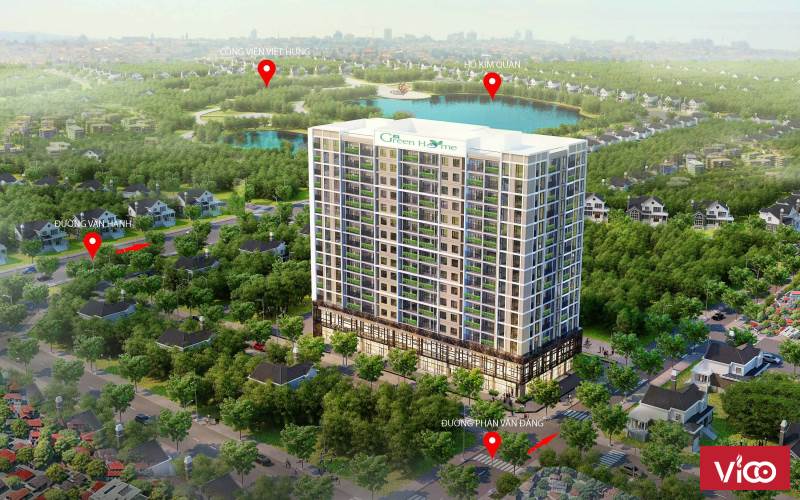 CHỈ TỪ 1.3 TỶ SỞ HỮU QUỸ CĂN ĐẸP VIEW HỒ TẠI PHƯƠNG ĐÔNG GREEN HOMEVIỆT HƯNG, LS 0%/18TH, CK 3.5%