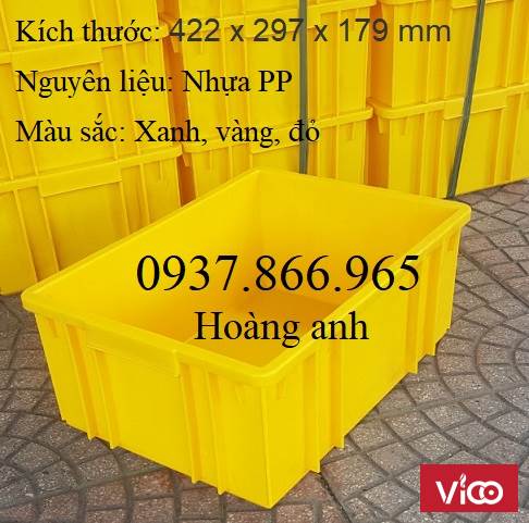 Thùng nhựa đặc giao hàng toàn quốc, thùng nhựa dùng trong xưởng cơ khí