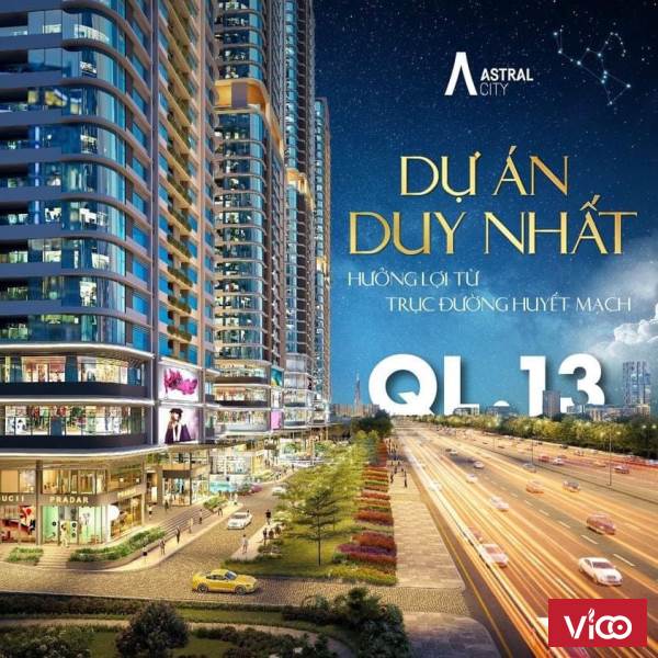 Căn hộ đẳng cấp 5 sao Astral City Tp Thuận An