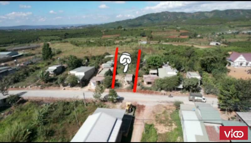 Đất vùng ven tp Đà Lạt 379m2,nằm trên trục đường tỉnh lộ 725 hướng lên Đà Lạt!