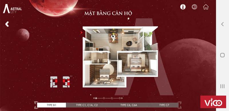 Bán căn hộ 2PN1WC mặt tiền QL13 cách KCN VSIP1, Việt Hương 2km