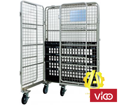 Xe đẩy hàng lồng thép giá rẻ tại Đồng Nai