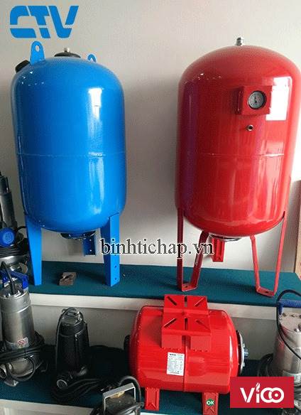Đại lý cung cấp bình tích áp, ruột bình tích áp chính hãng giá rẻ