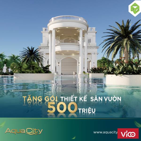 Nhà phố Aqua City thanh toán 1% mỗi tháng