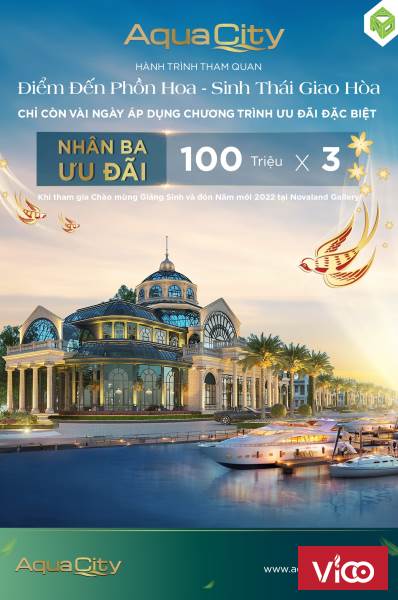 Nhà phố Aqua City thanh toán 1% mỗi tháng