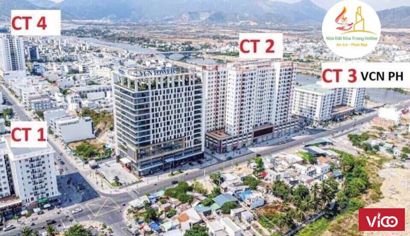 BÁN NHÀ MẶT TIỀN tầng trệt Chung cư CT3 VCN Phước, Hải Nha Trang