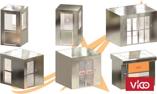 Air Shower Buồng thổi khí