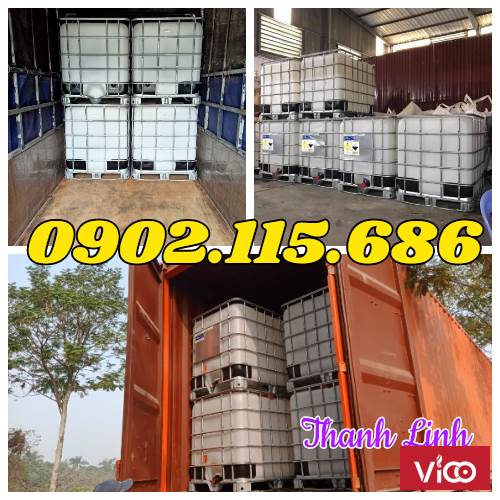 Bồn nhựa, tank nhựa, bồn 1000 lít trắng,