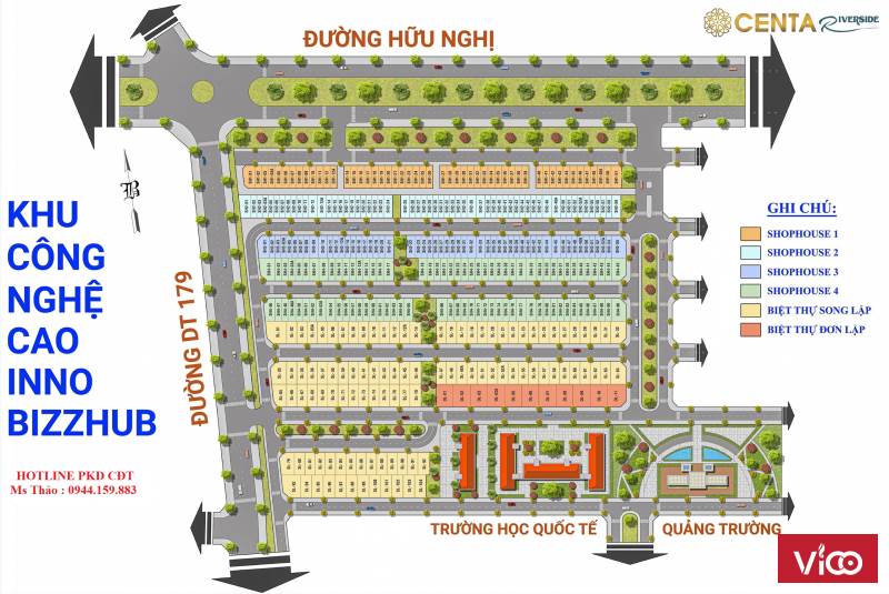 Ra hàng F1 dự án Centa Riverside giá tốt