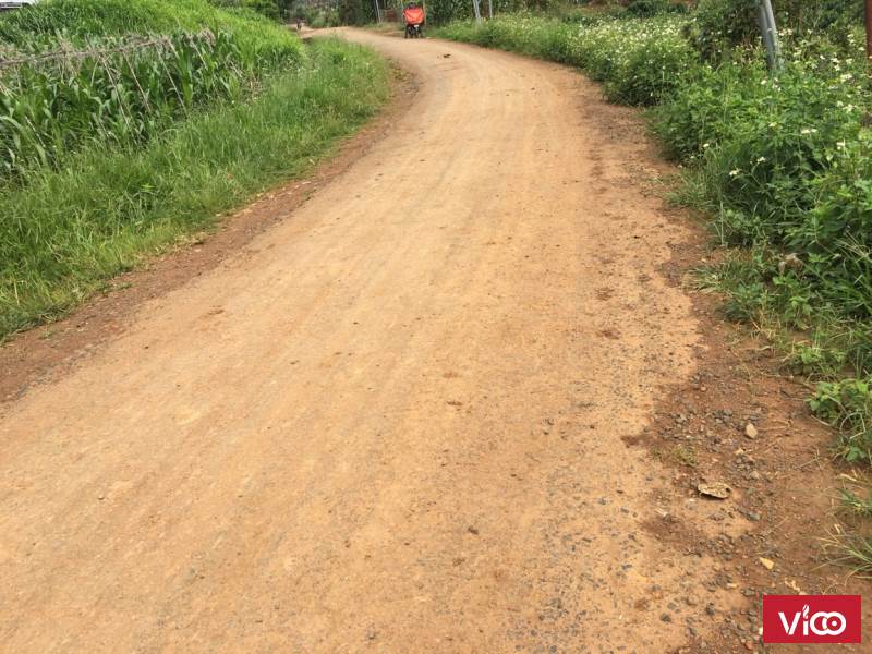 Mặt tiền đường Hà Huy Tập, thị trấn Di Linh, Lâm Đồng.