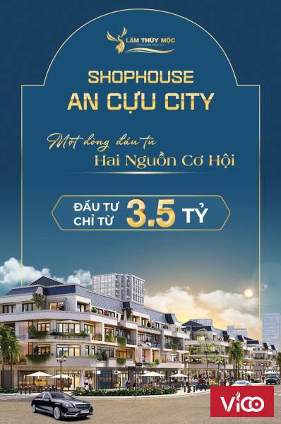 Shophouse An Cựu chỉ 3 tỷ 5, hỗ trợ lãi 0% và ân hạn nợ gốc trong 18 tháng.