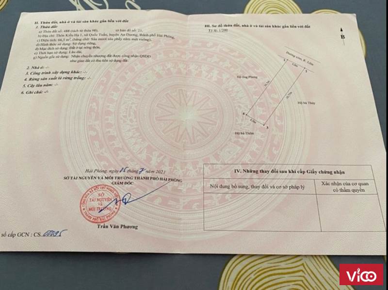 CHÍNH CHỦ BÁN ĐẤT XÃ QUỐC TUẤN, HUYỆN AN DƯƠNG GIÁ SIÊU RẺ BÁN TRƯỚC TẾT