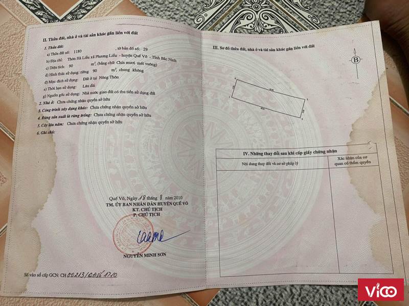 Chính Chủ Cần Chuyển Nhượng Đất Hà Liễu, Phương Liễu, Quế Võ, BN