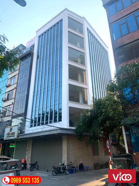 Cho Thuê Gấp Tòa Văn Phòng 8 Tầng Lô Góc Mặt Phố Nguyễn Khang.MT 8m. Vị trí đắc địa.
