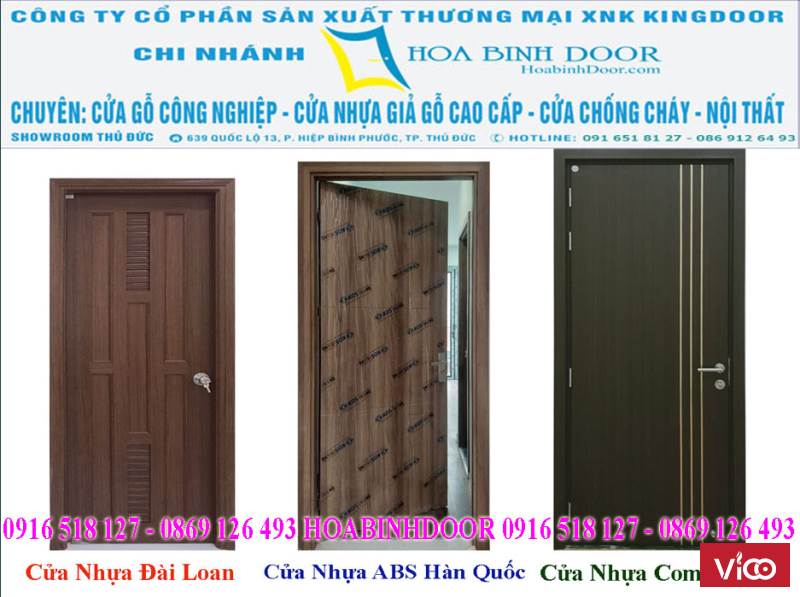 Cửa Nhựa Tại Quận Tân Bình Giá Rẻ Tại Xưởng Hoabinhdoor