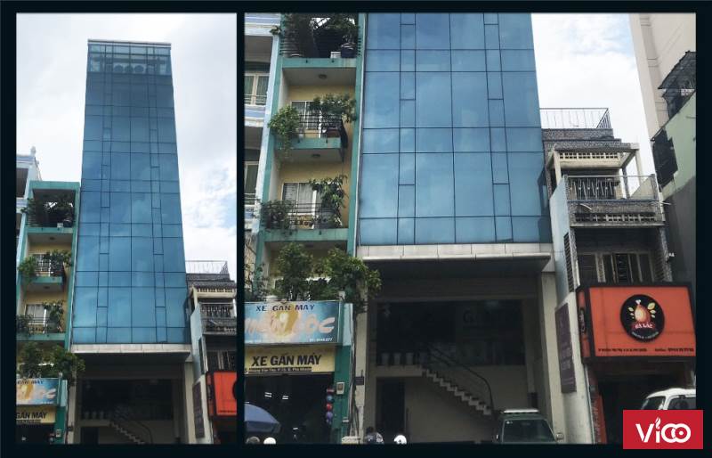 Cho thuê tòa nhà mặt tiền Hoàng Văn Thụ P.15 Phú Nhuận. Ngang 7m Dài 30m,1 hầm, trệt, 9 lầu,180tr